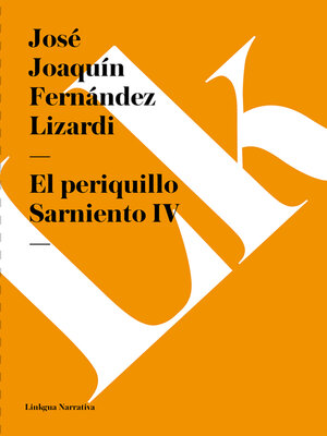 cover image of El periquillo Sarniento IV